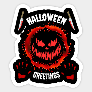 Halloween Greetings Sticker